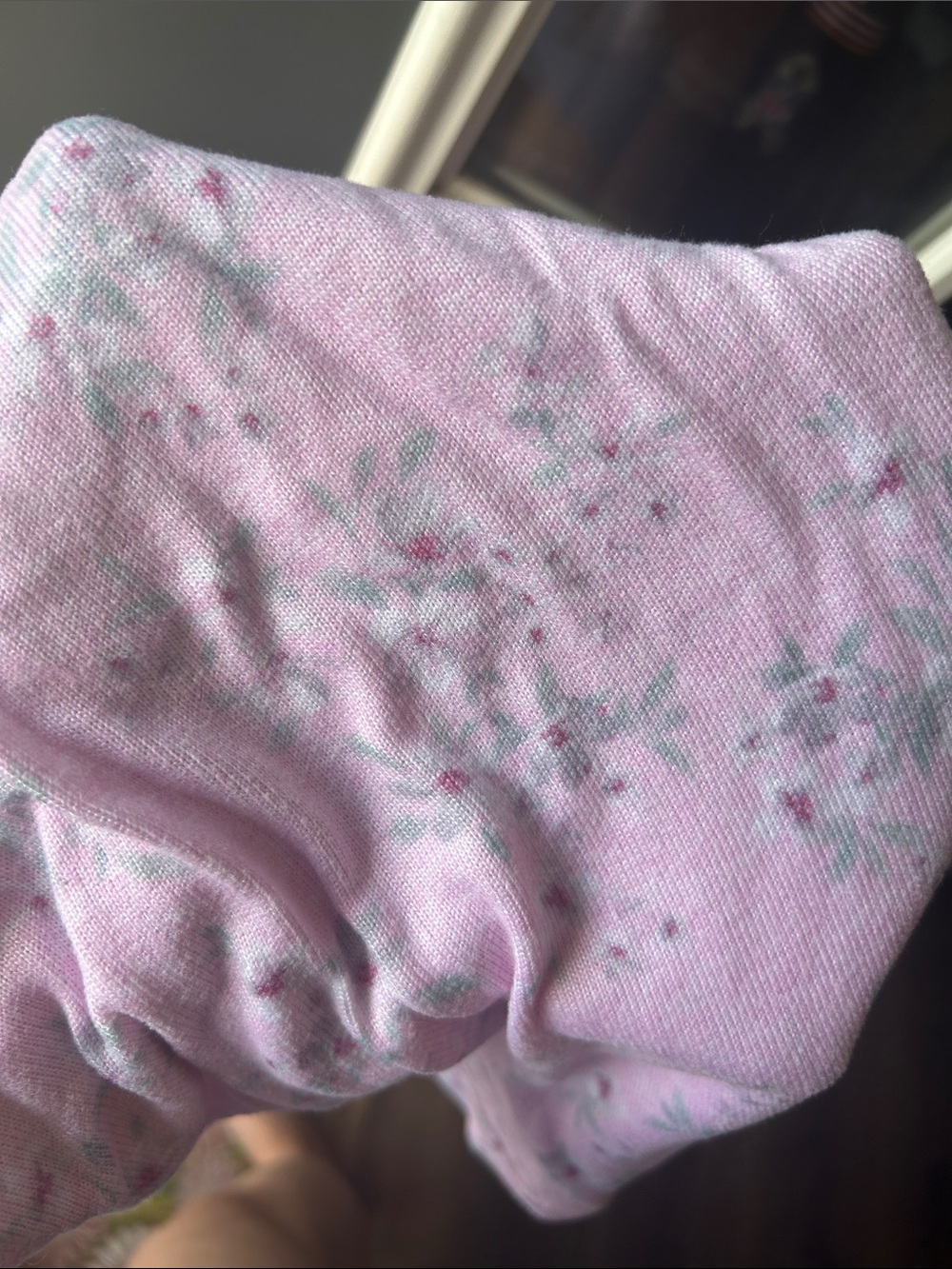 Laura Ashley Light Pink Floral Tank & Short Sleep Set - Picture 2 of 4